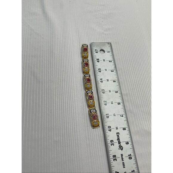 Antique Vintage Micro Mosaic Millefiori Bracelet Art Deco Victorian Panel - Picture 5 of 11